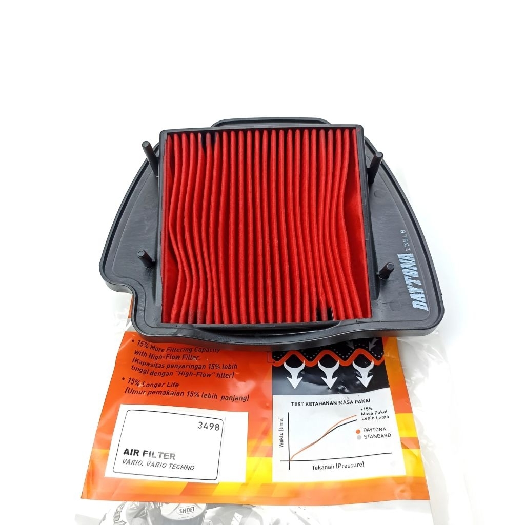 FILTER UDARA DAYTONA RACING ULTRA NANO VARIO 110 KARBU .VARIO 110 TECHNO KARBU 3498 ORIGINAL DAYTONA