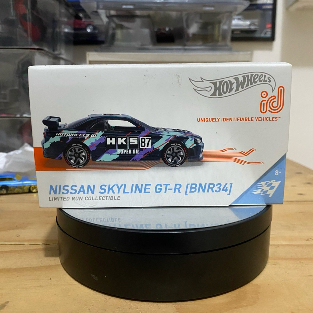 Hotwheels Nissan Skyline GT-R R34 BNR34 Hotwheels ID HKS