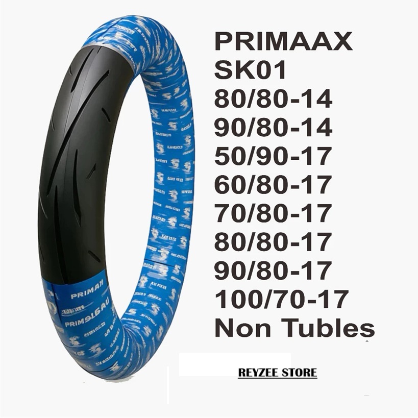 PROMO PRIMAX Sk01 Ring 17 & 14 Ban Motor  Baru Dan Original  ( Non Tubles )