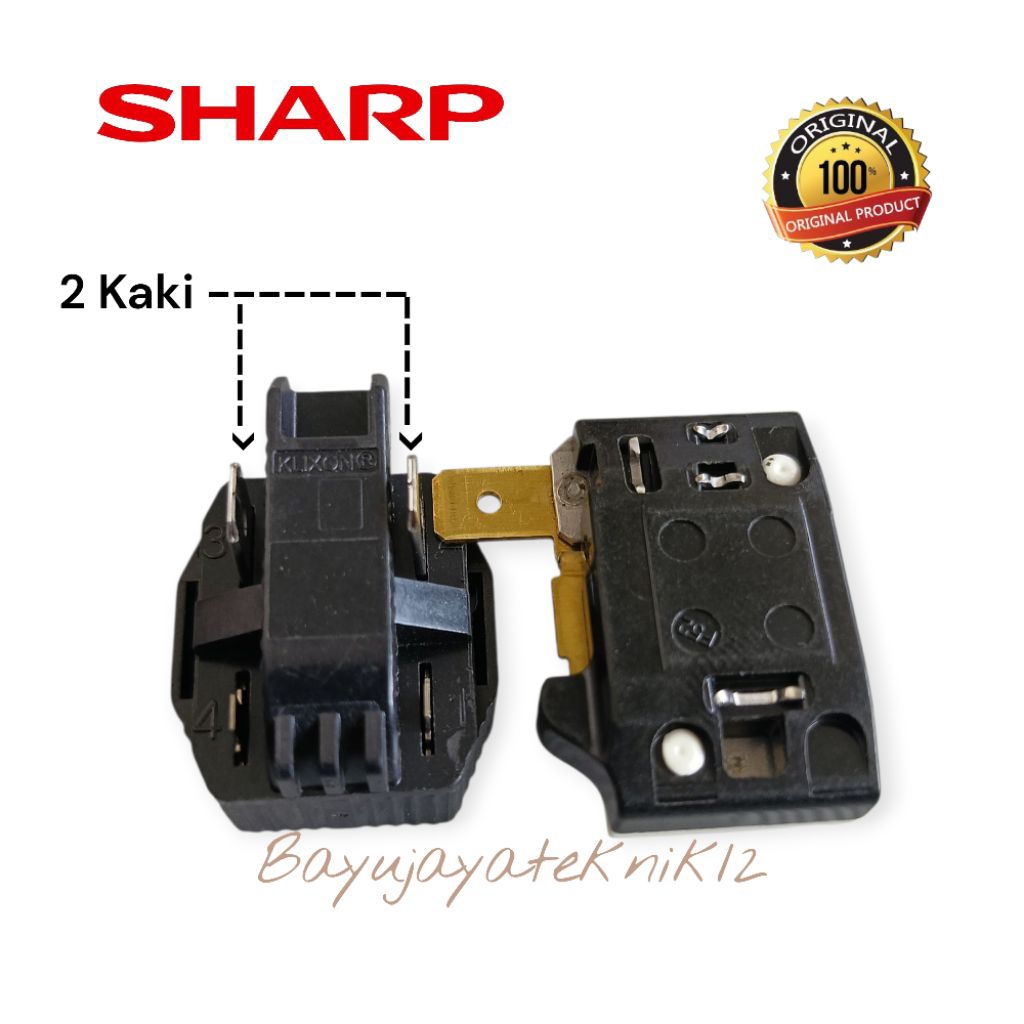RELAY - Rilay PTC Overload Freezer Rak Frizer Es SHARP Original | Relay 2 kaki Overload 314RFBYY