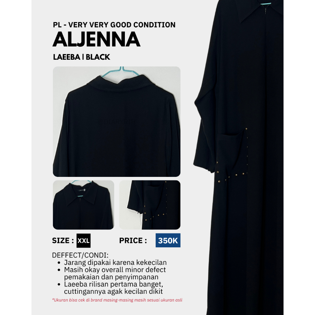 [PRELOVED] ALJENNA | Laeeba | Halla | Birra | Saila | Jemima