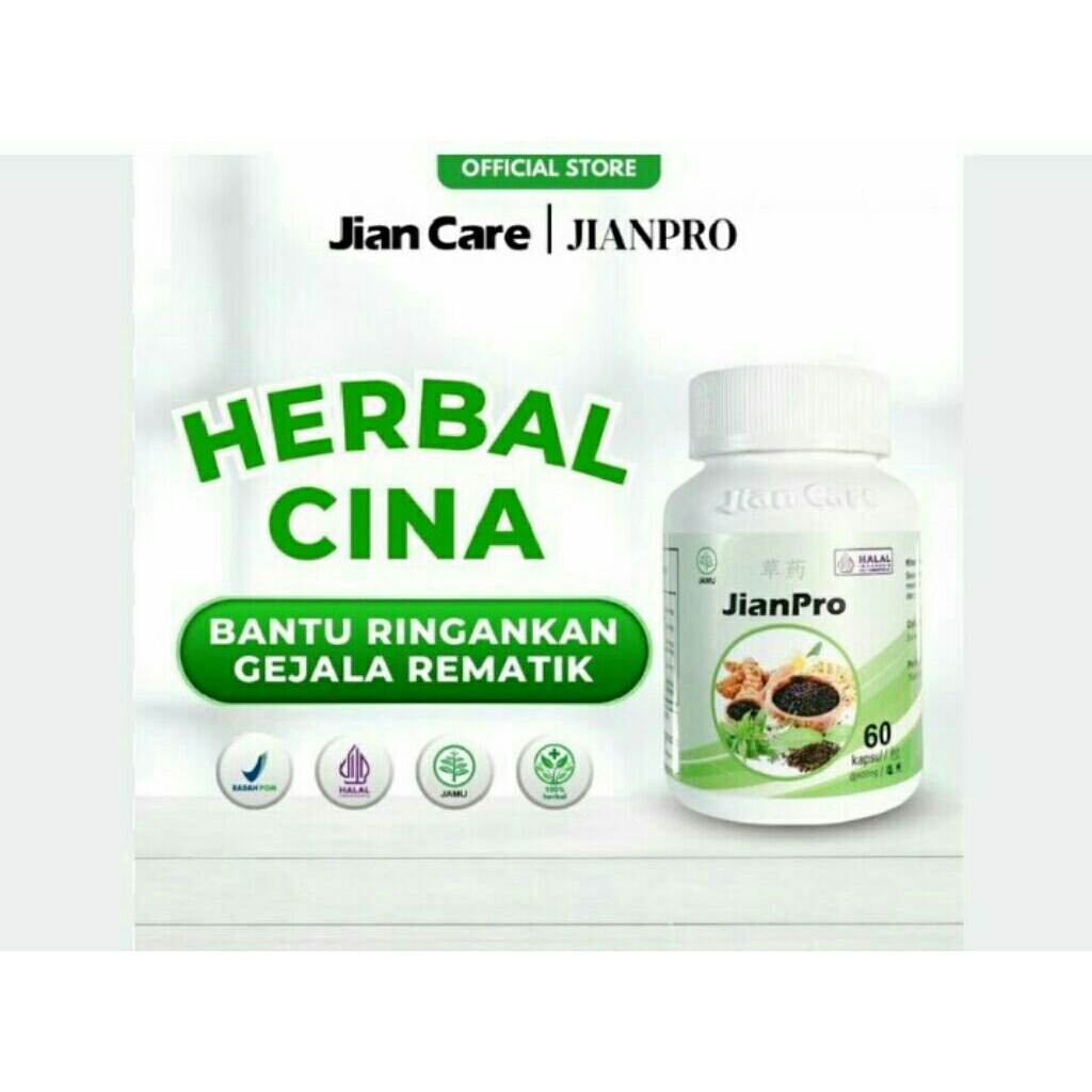 Jian Pro - Obat Herbal Meredakan Encok & Pegalinu Original BPOM