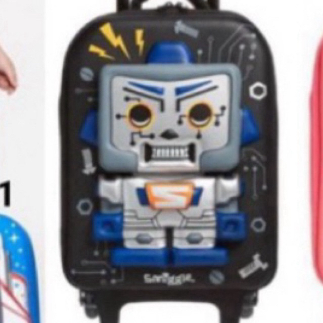 smiggle tas trolley junior hardtop original