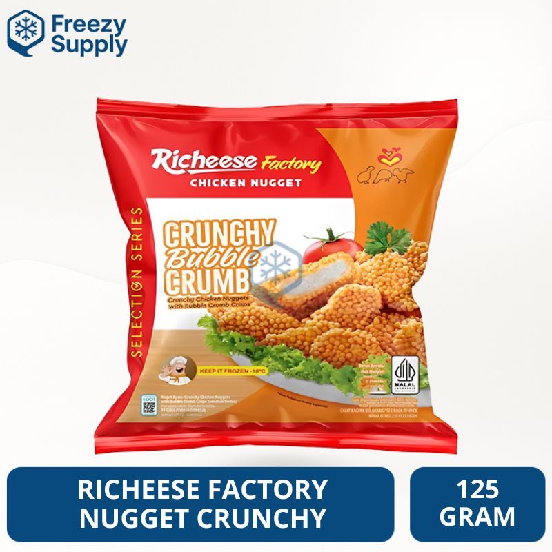 Richeese Factory Nugget Crunchy Bubble Crumb 125 gr Freezy