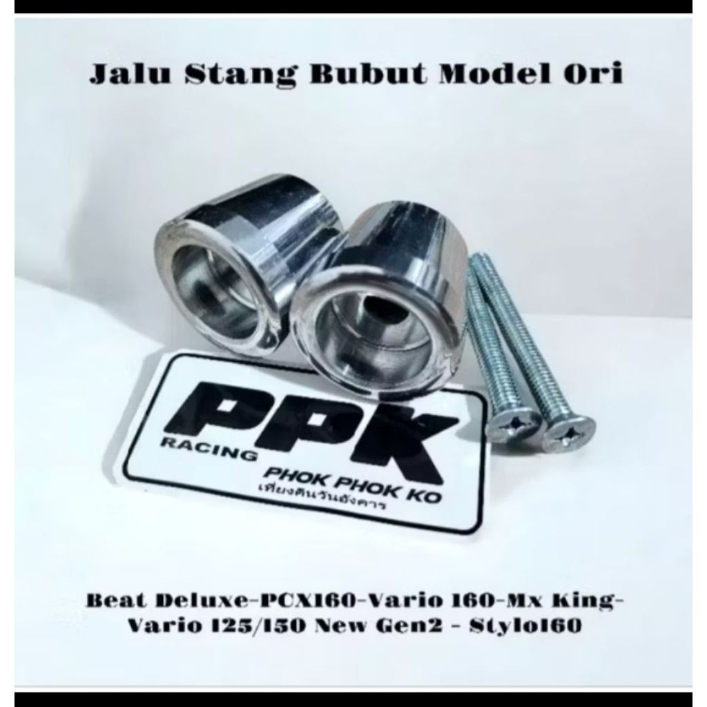 Jalu Stang PCX Bubut PNP Beat Deluxe Vario LED 125 150 New Vario160 ADV160 Stylo160 Mx King
