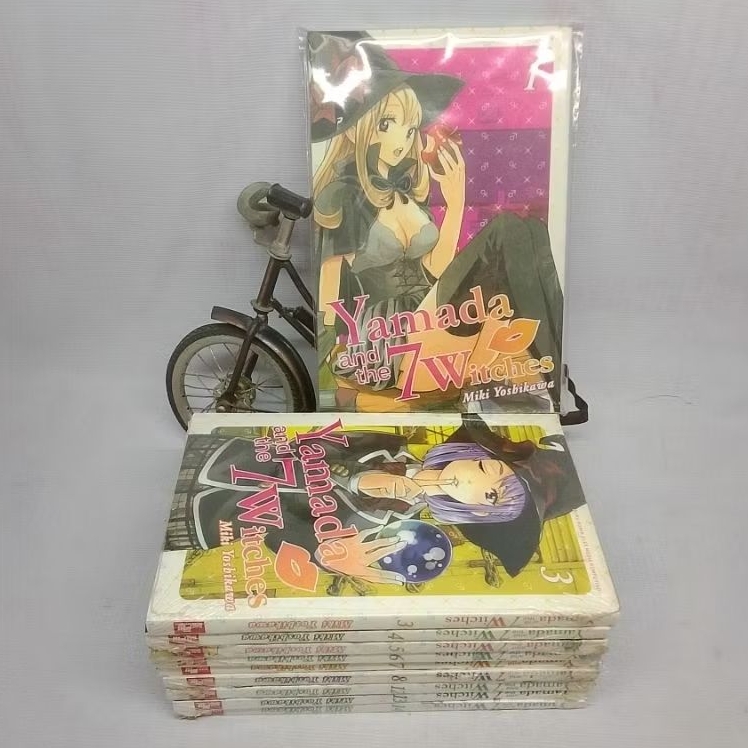 Komik yamada and the 7 witches set vol 1,3-8,12-14