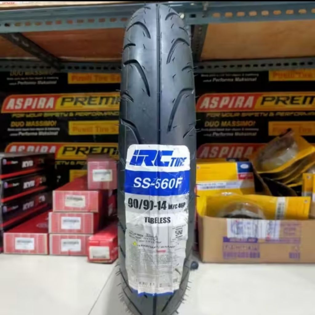 Ban tubles ring 14 merk IRC ukuran 100/80-14