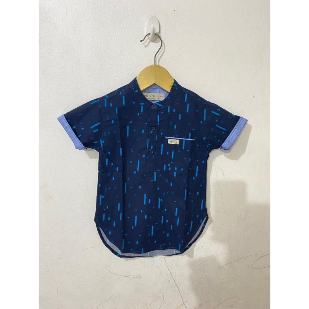 Kurta kotak anak by libas/kemeja anak laki-laki by libas/kemko anak laki-laki