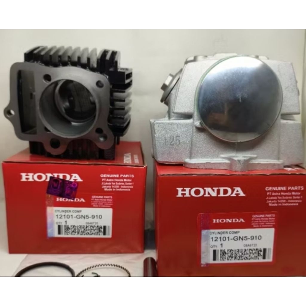 Blok seher Komplit GN5 + Blok head Cylinder head GN5 Honda Astrea grand prima star Supra 100 Supra l