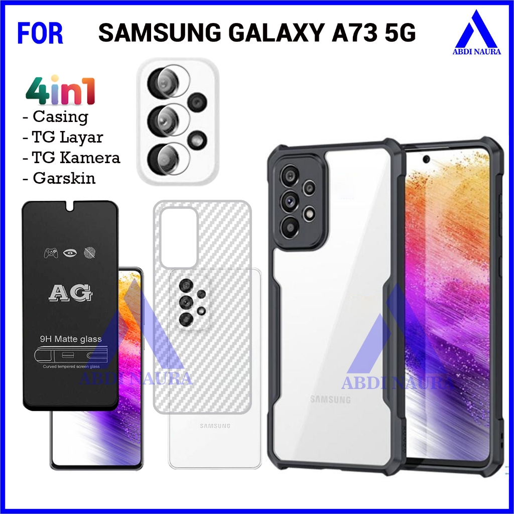 Paket Hardcase Fusion Samsung Galaxy A73 A72 A71 Casing Xundd Transparan Shockproof