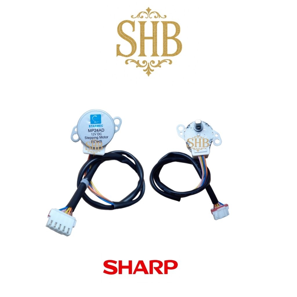 Motor swing AC sharp AH-A5UCY 1/2 PK - Dinamo swing ac Sharp 1/2PK A5UCY - Stepping motor ac sharp U