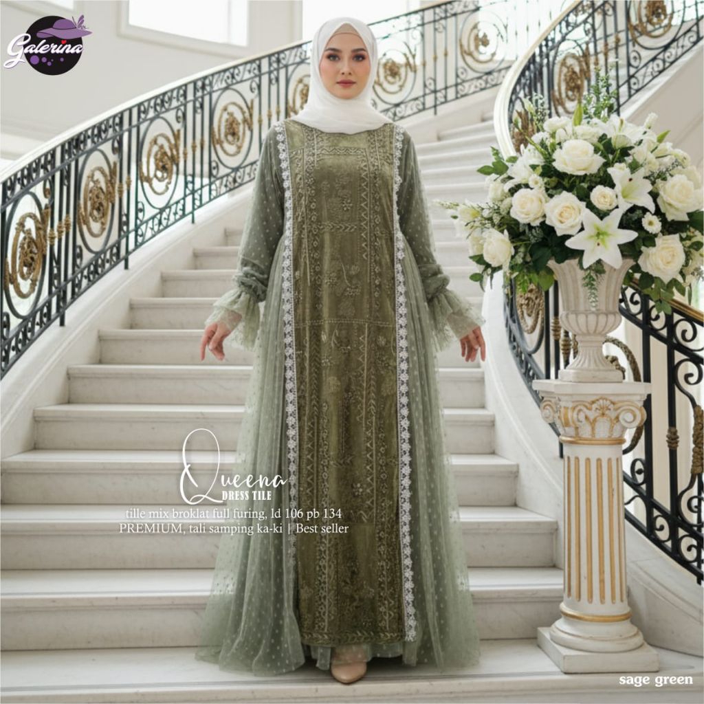 Queena Dress Best Seller By Galerina