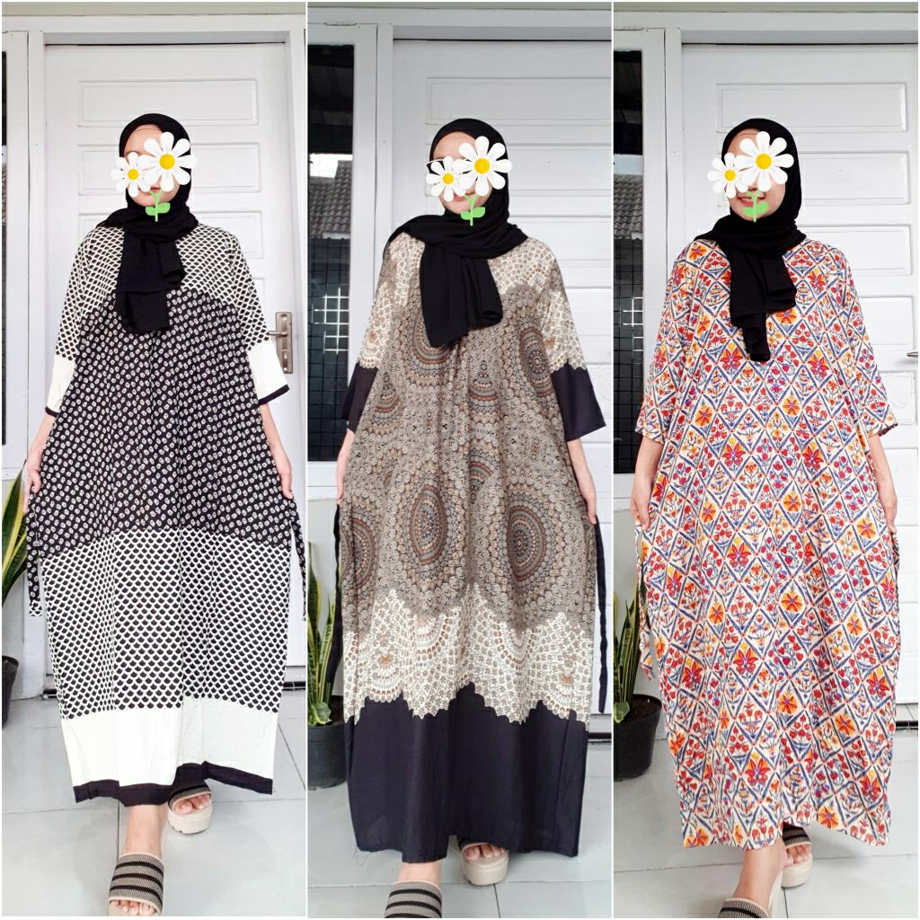 GAMIS JUMBO LD 120-130 RAYON PREMIUM BUSUI DASTER PREMIUM BAHAN RAYON VISCOSE