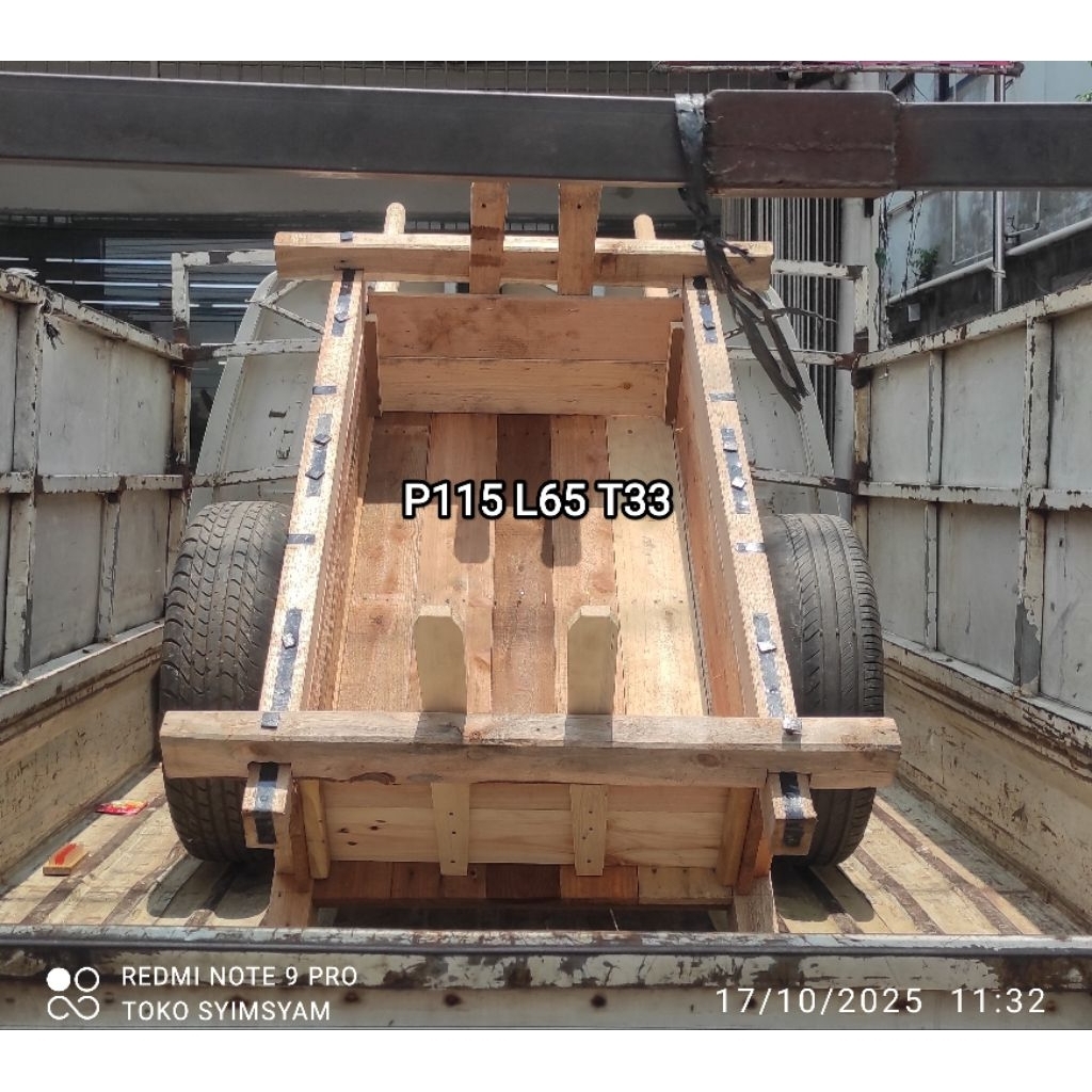 Gerobak kayu gerobak material gerobak pasir gerobak dorong ban mobil dan ban motor kuat [Terlaris]