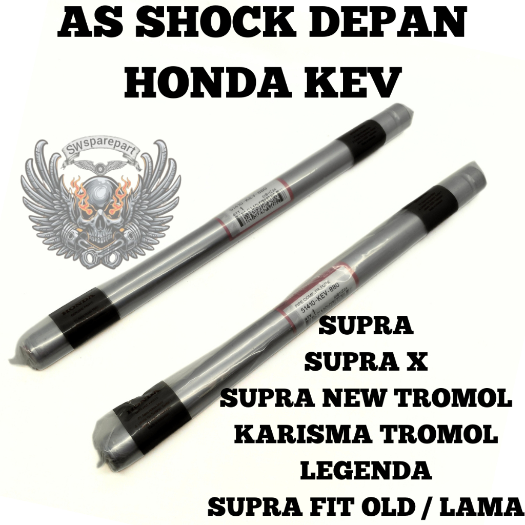 ORIGINAL ( 100% ) AS SHOK DEPAN HONDA KEV SUPRA X NEW BARU TROMOL KARISMA TROMOL LEGENDA SUPRA FIT O