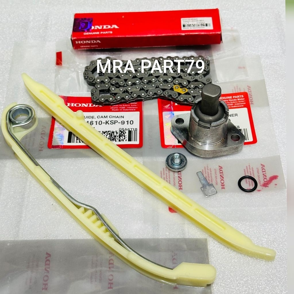 Tonjokan keteng K84+Rantai keteng KCW+Karet tensioner KSP Honda CRF 150L Verza 150 CB Verza Megapro 