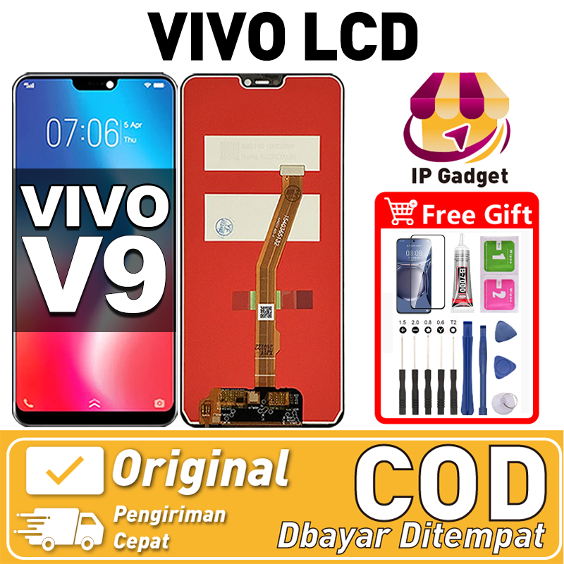 ORI FOR LCD VIVO V9 Fullset Original LCD HP VIVO V9 Asli Touchscreen Layar Sentuh HP COD