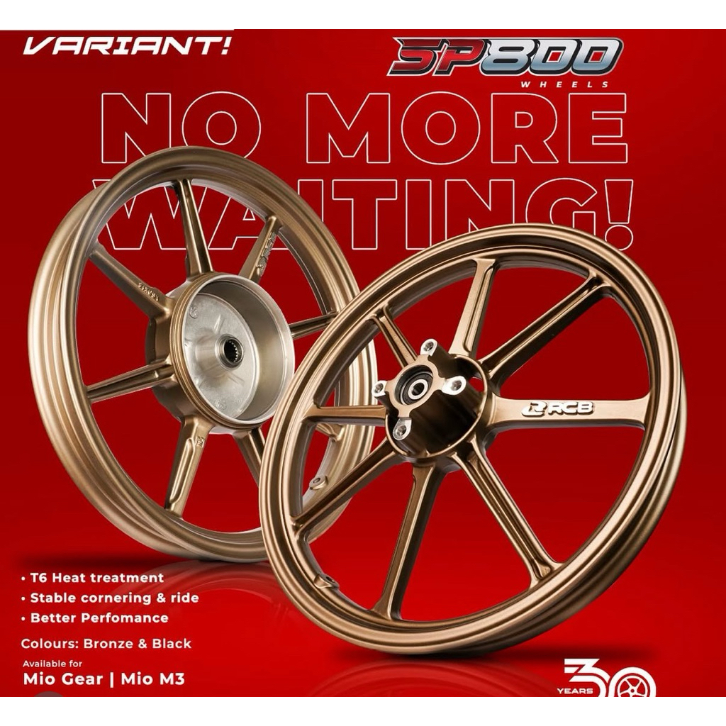 Velg RCB Racing Boy Sp800 Mio 125 / Mio M3 / Fino 125 / Xride 125
