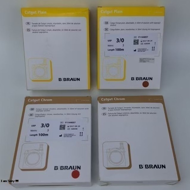 Benang Catgut Roll Chromic 3/0 B Braun 100m