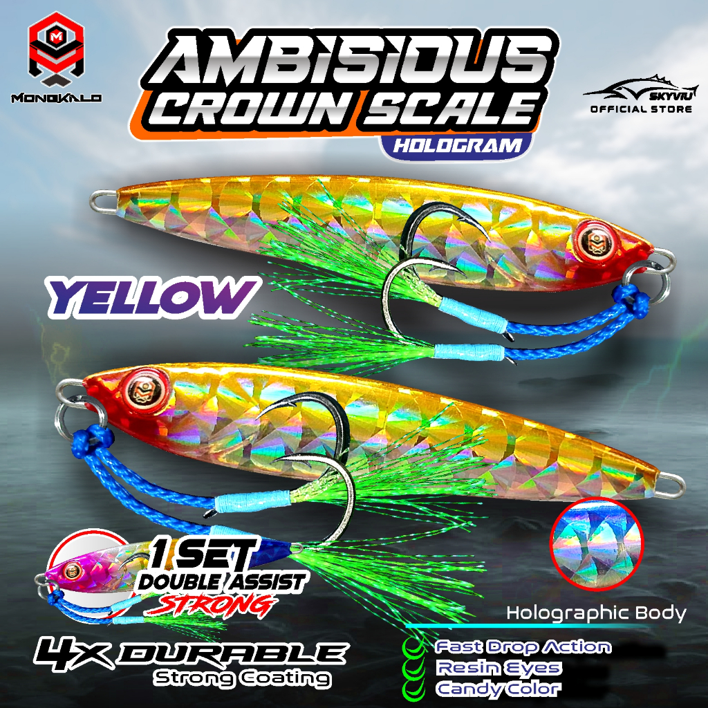 Mongkalo Ambisious Kipas noGID noMotif Candy 100 Kuning