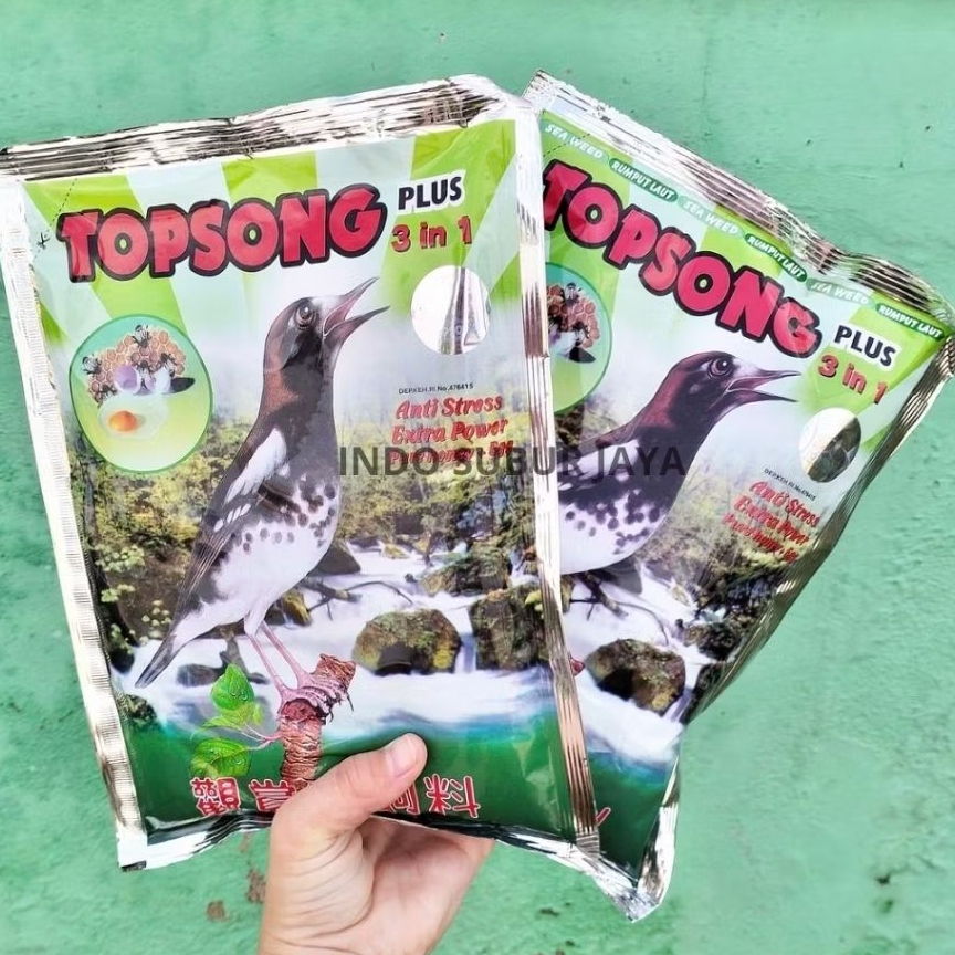 Topsong Rumput Laut Madu Halus Makanan Burung Murai Batu Jalak Kacer
