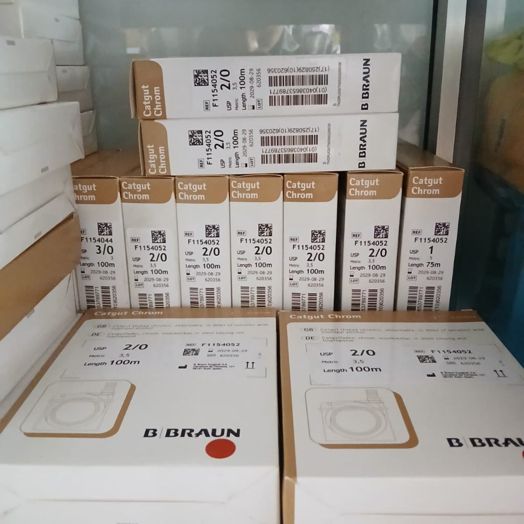 Benang Catgut Roll Chromic 2/0 B braun Roll 100 meter