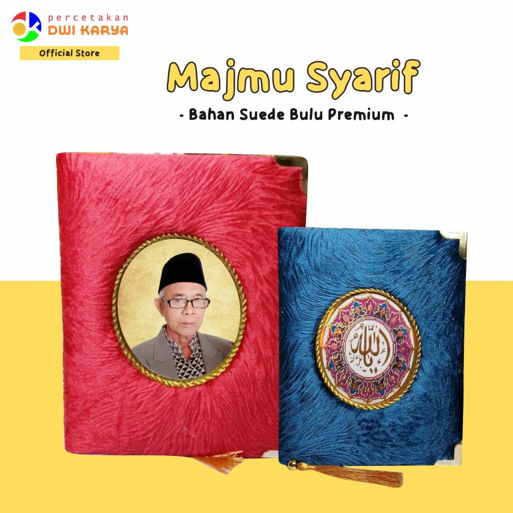 MAJMU SYARIF BAHAN SUEDE BULU PREMIUM CUSTOM