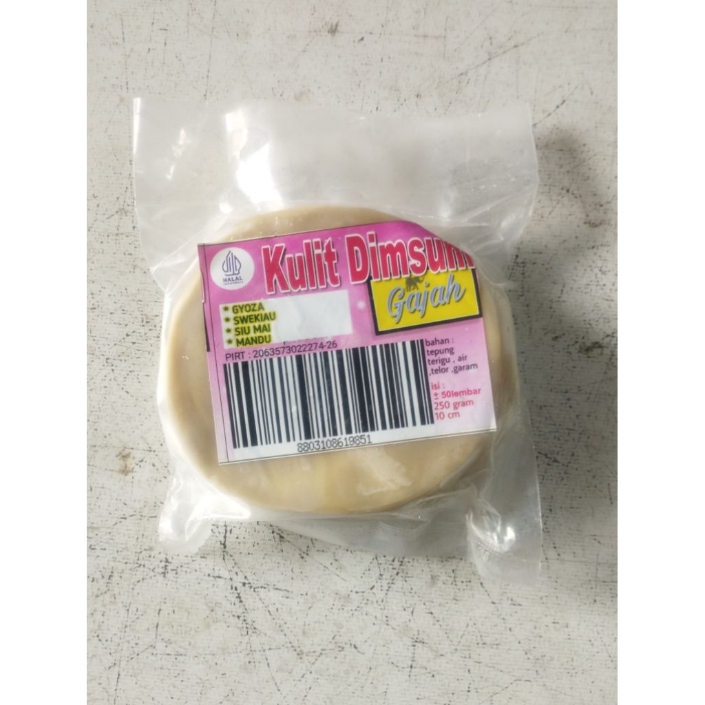 GAJAH KULIT DIMSUM 10 CM 250 GRAM