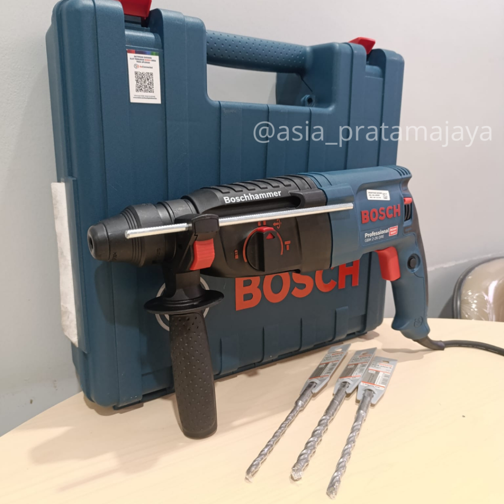 PROMO TERMURAH Mesin Bor Bosch GBH 2-26 Rotary Hammer / Mesin Bor Bobok Beton SDS Plus 26 mm