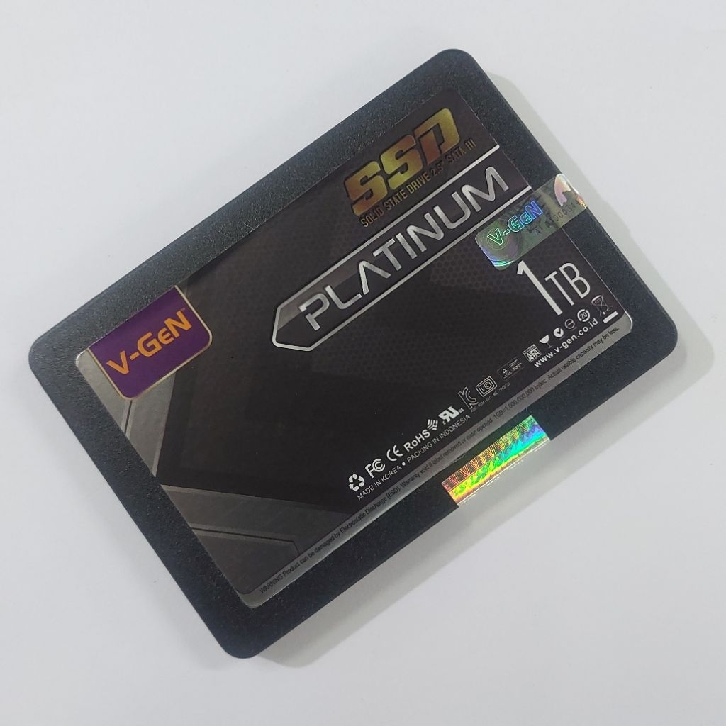 V-GEN Platinum SSD 1TB Sata 2.5inch Secondhand Original