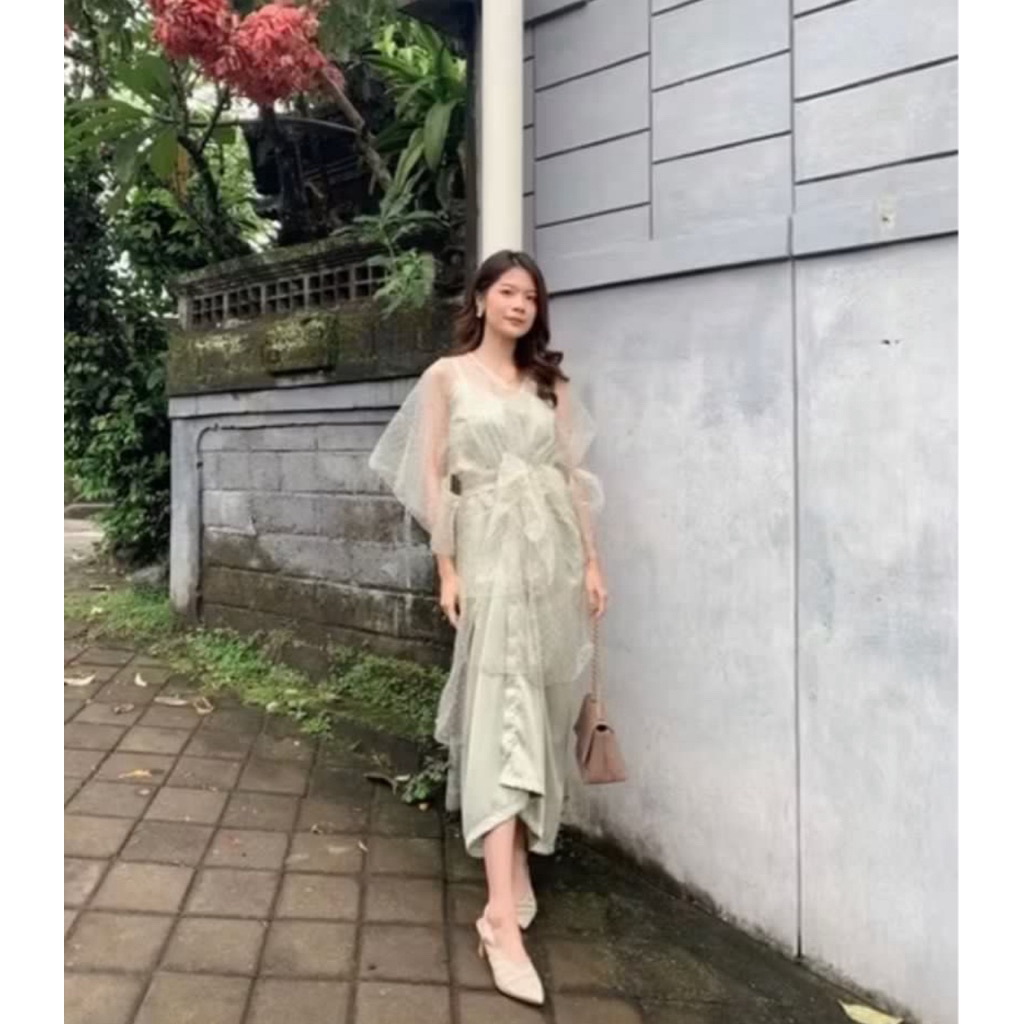 preloved namelis dress sage