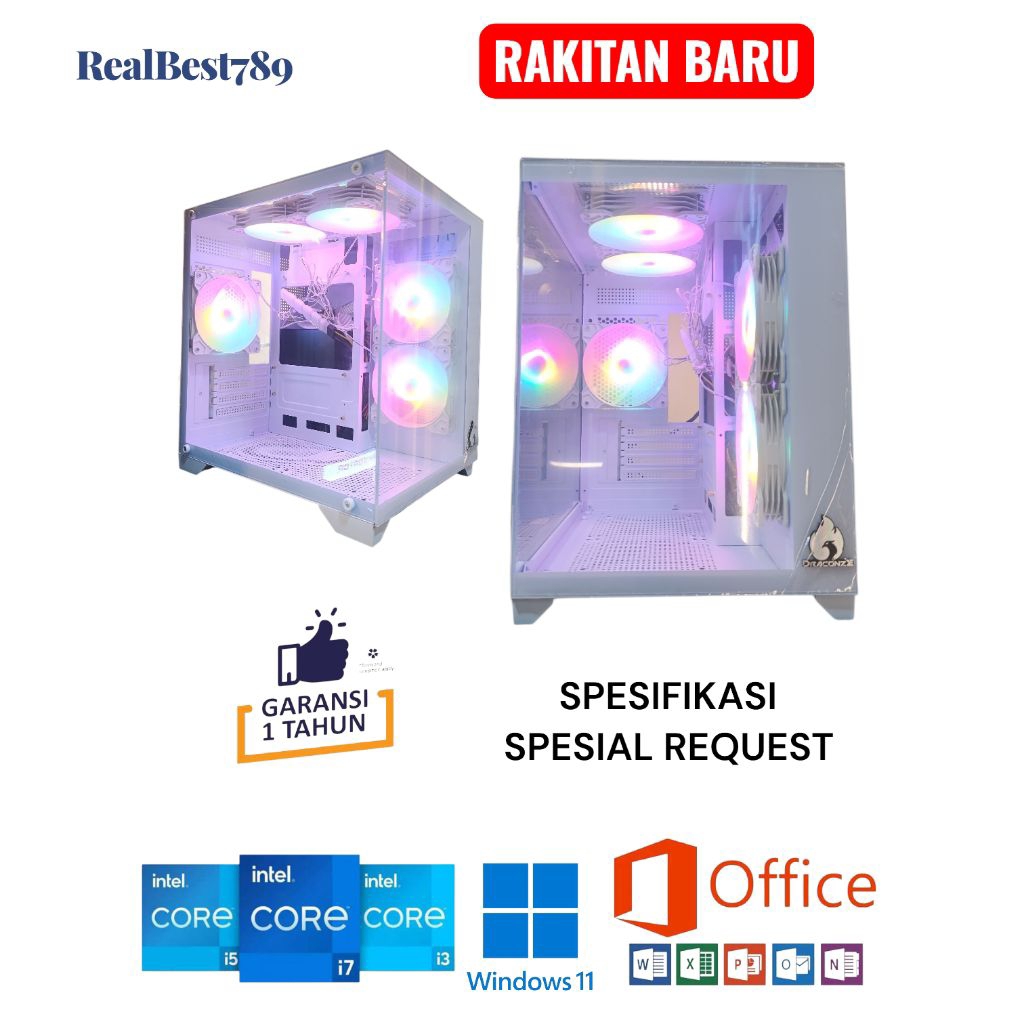 PC Komputer Rakitan Baru Spesial Request