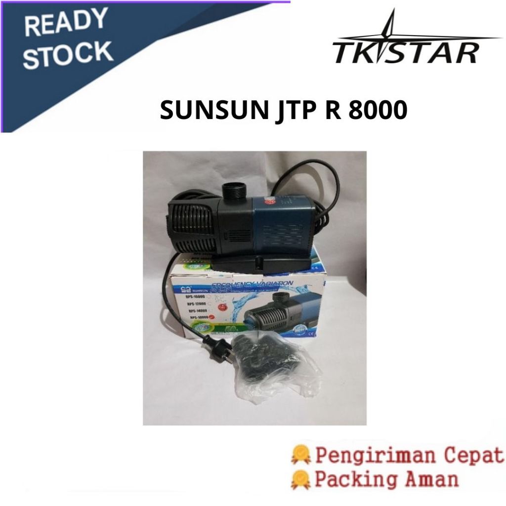 SUNSUN JTP R 8000 LITER JTPR 8 JTP R POMPA CELUP KOLAM IKAN AQUARIUM