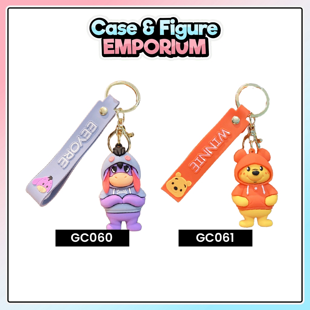 [GC] Gantungan Kunci Karakter Winnie Series Eeyore Lucu Key Chain Pods