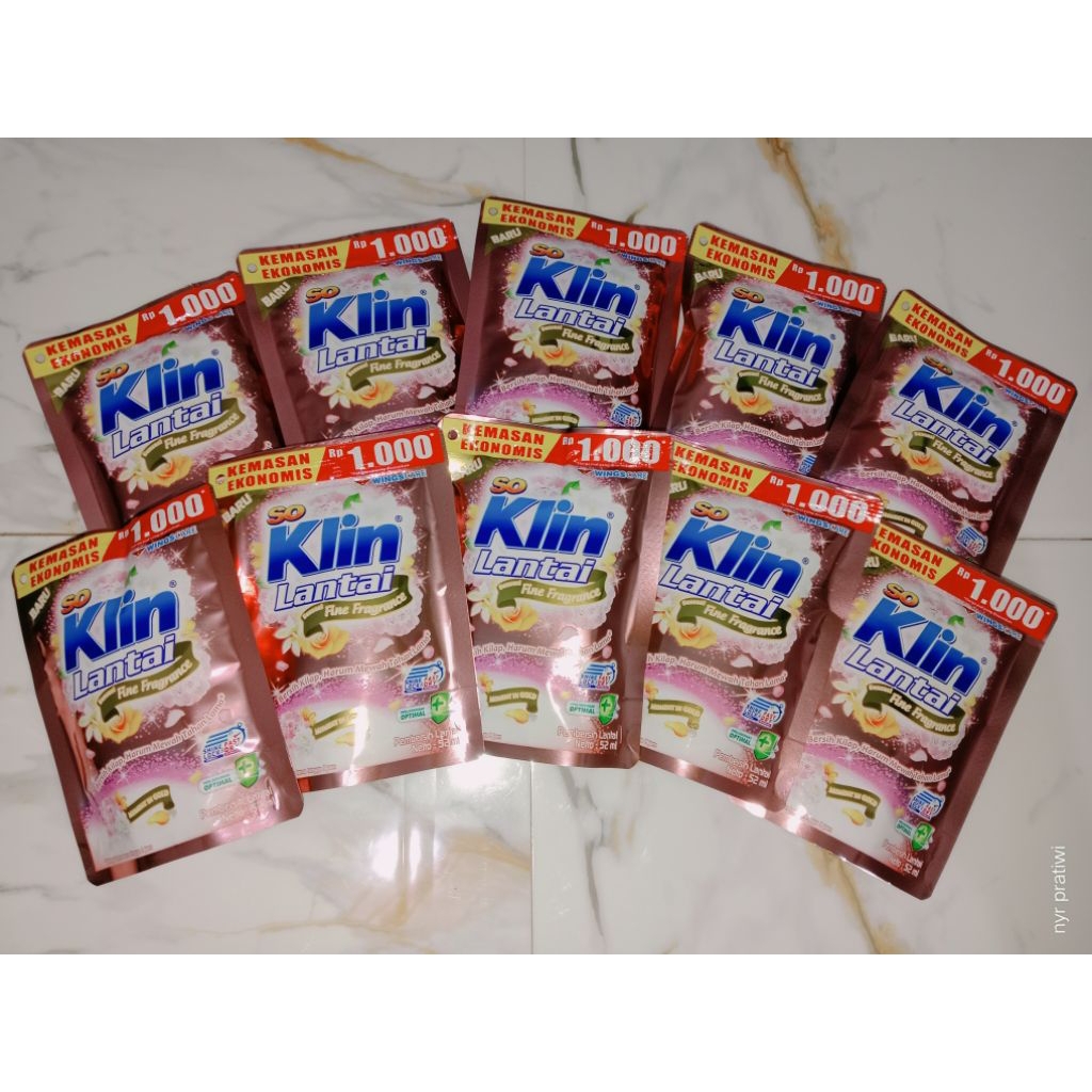[10 PCS] SO KLIN LANTAI FINE FRAGRANCE 52ML