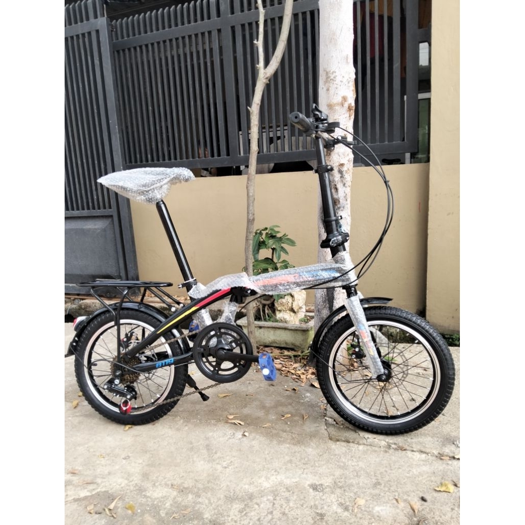 SEPEDA LIPAT ANAK MAZARA UKURAN 16 INCH KERANJANG/SEPEDA LIPAT/SEPEDA LIPAT 16/SEPEDA LIPAT ANAK/SEP