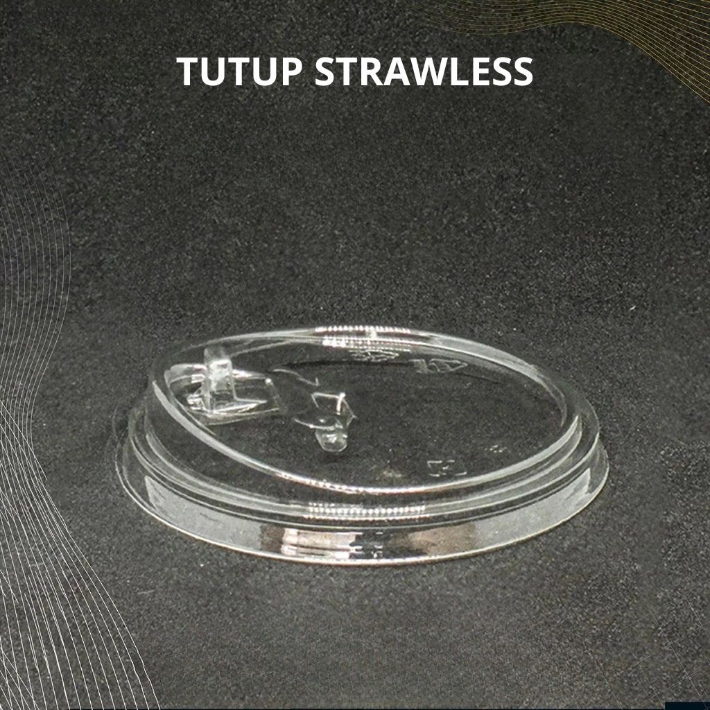 Tutup strawless/sippy lid strawless