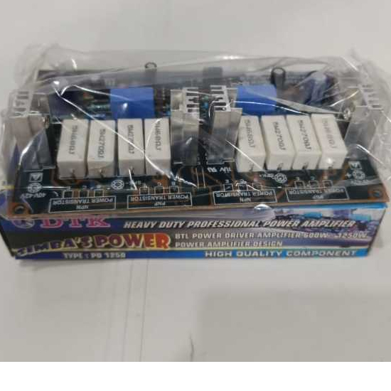 KIT DTK SIMBA PD 1250 BTL POWER AMPLIFIER 600 - 1250W