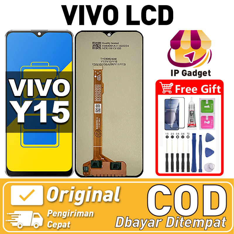 ORI FOR LCD VIVO Y15 Fullset Original LCD HP VIVO Y15 Asli Touchscreen Layar Sentuh HP COD