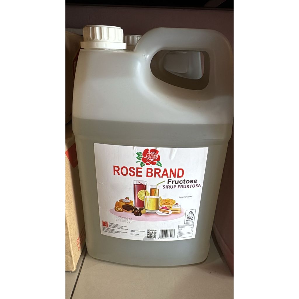 Gula Cair Rose Brand 5L Fruktosa. Gula cair rose brand untuk minuman dan makanan
