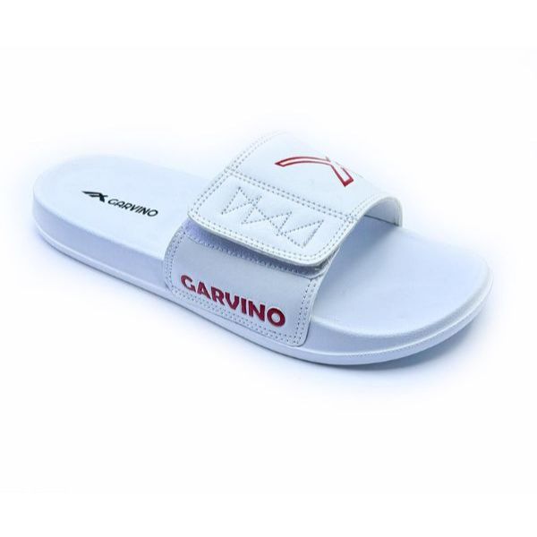 Sandal Distro Sandal Slip Slop GARVINO Sendal Slide Terbaru Free Box Sandal Slide White