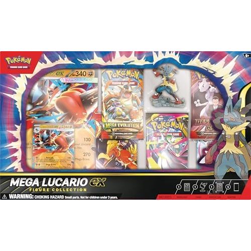 Pokémon TCG: Mega Lucario ex Figure Collection