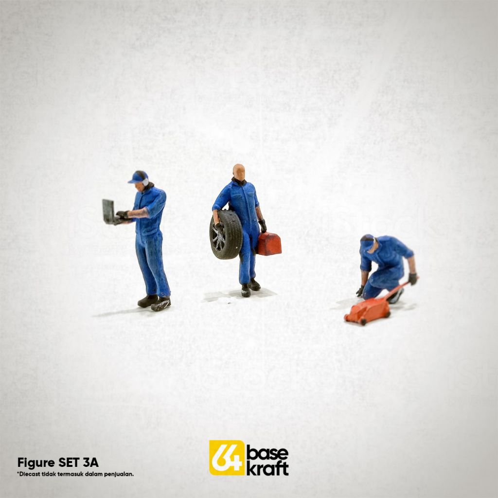 Mechanic Crews 3A Figures Skala 1/64