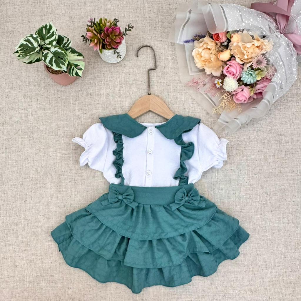 Setelan Rok Anak Perempuan - Baju Anak Perempuan - Setelan Baju Anak Perempuan