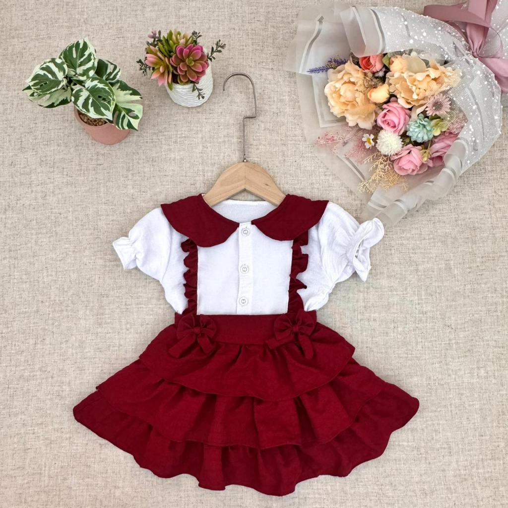 Setelan Rok Anak Perempuan - Baju Anak Perempuan - Setelan Baju Anak Perempuan