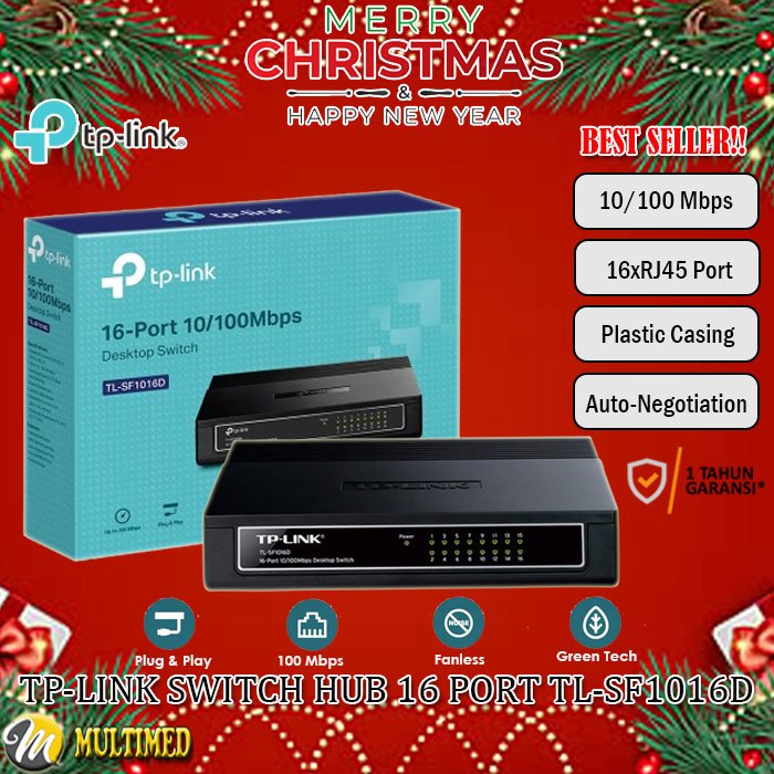TP-LINK Switch HUB 16 Port