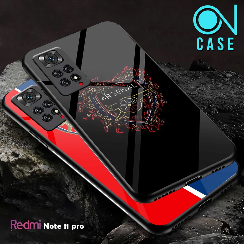 mister case - Case Xiaomi Redmi Note 11 Pro - Casing Xiaomi Redmi Note 11 Pro - ( Club Bola Arsenal 