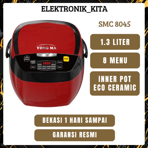 Magic Com Yong Ma SMC8045 Rice Cooker Digital 1.3 L