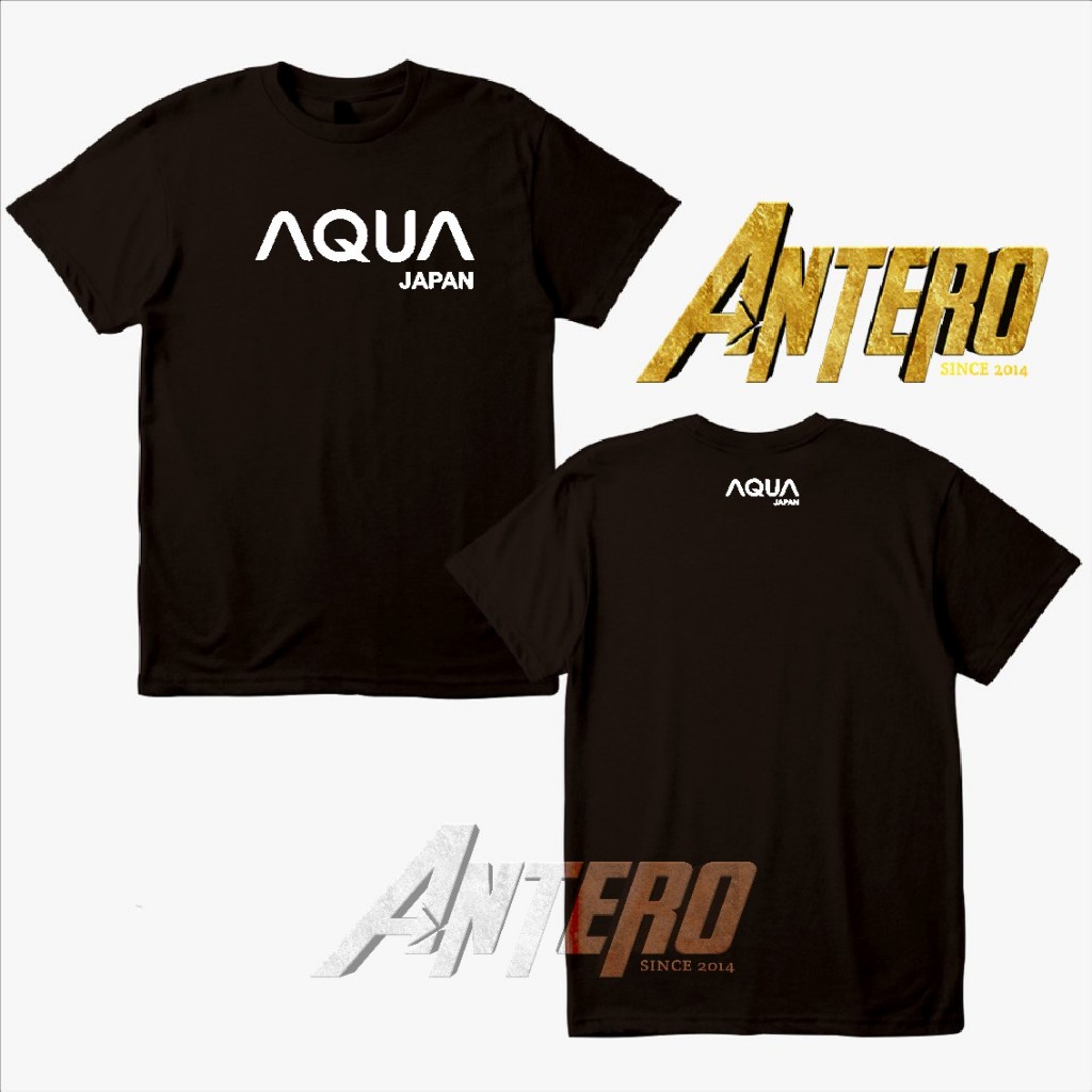 Kaos Distro  elektronik perusahaan Aqua Japan Dewasa dan anak