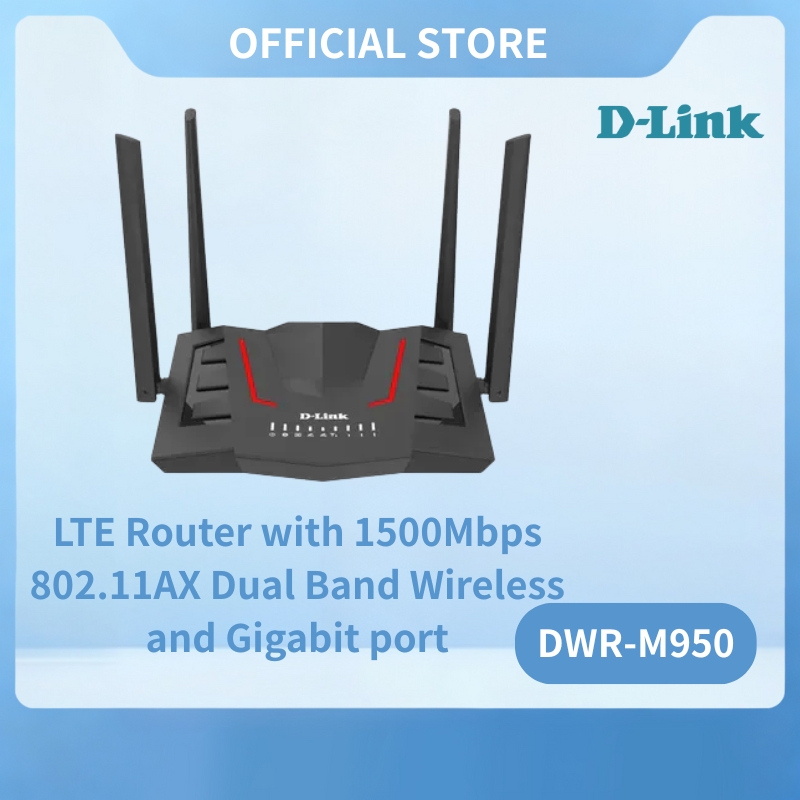 D-Link DWR-M950 AC1200 CAT6 LTE Simcard Router